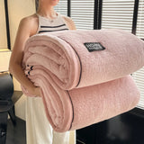Cozy Checkered Plush Blanket