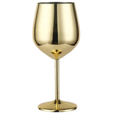 Elegant Stainless Steel Wine Goblet