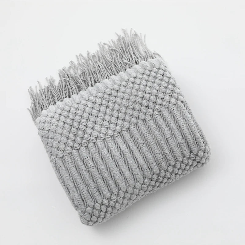 Cozy Knit Throw Blanket