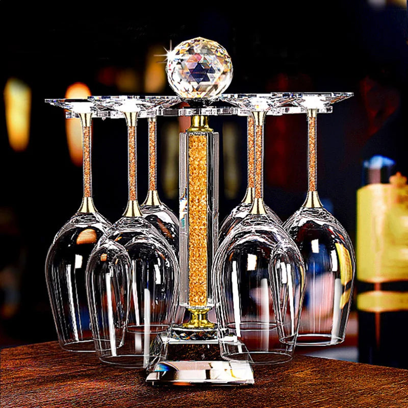 Cristal de diamante, conjunto de vidro de vinho, decantador de vinho, copo de cocktail, copos de vidro, acessórios de vinho, copos de champanhe, barra de casa, presente de casamento