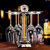 Cristal de diamante, conjunto de vidro de vinho, decantador de vinho, copo de cocktail, copos de vidro, acessórios de vinho, copos de champanhe, barra de casa, presente de casamento