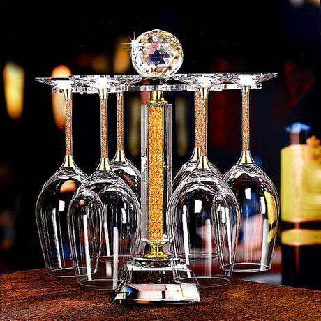 Cristal de diamante, conjunto de vidro de vinho, decantador de vinho, copo de cocktail, copos de vidro, acessórios de vinho, copos de champanhe, barra de casa, presente de casamento