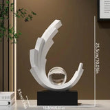 1pc estatueta colecionável, luz de luxo suave decoração casa sala estar entrada armário vinho tv gabinete decoração housewarming abertura presente