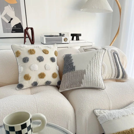 1 pçs capas de almofada de linho de algodão boêmio para sofá almofadas-sala de estar sofá decoração estilo boho capas de almofada