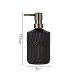 Elegant Glass Soap Dispenser 400ml