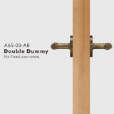 Elegant Brass Door Handle Set