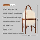 Nordic Wooden Floor Lamp
