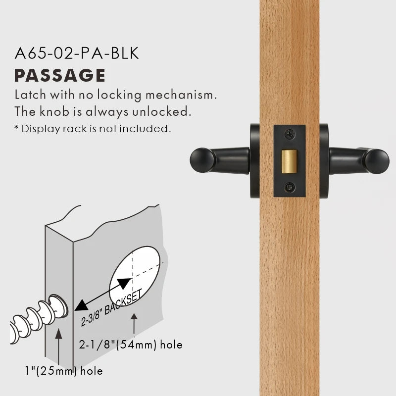 Elegant Bronze Door Handle Set