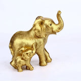 Elephant Family Resin Ornament