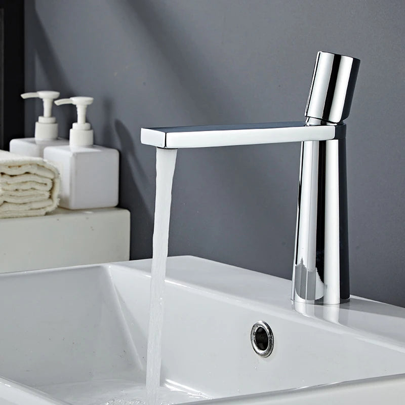Elegant Stainless Steel Bathroom Faucet