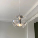 Minimalist Glass Chandelier, Stylish Pendant Lighting Fixture for Modern Home, Office, Cafe, Restaurant Interior Design