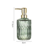 Elegant Glass Soap Dispenser 400ml