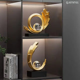 1pc estatueta colecionável, luz de luxo suave decoração casa sala estar entrada armário vinho tv gabinete decoração housewarming abertura presente