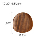 Nordic Natural Wooden Serving Plates
