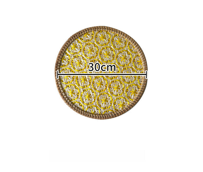 Natural Rattan Woven Placemats – 30cm