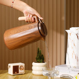 Nordic Thermal Carafe with Wood Effect – 1L