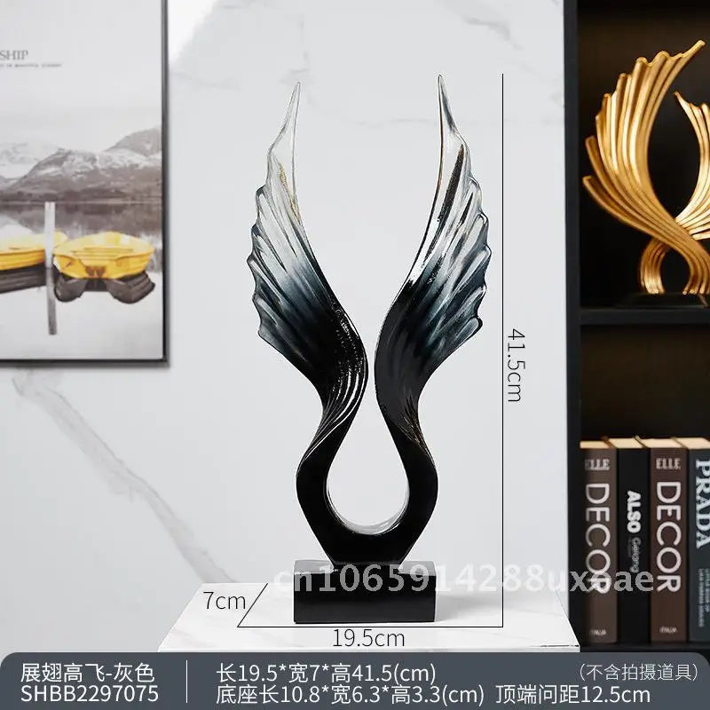 Elegant Transparent Wing Decor