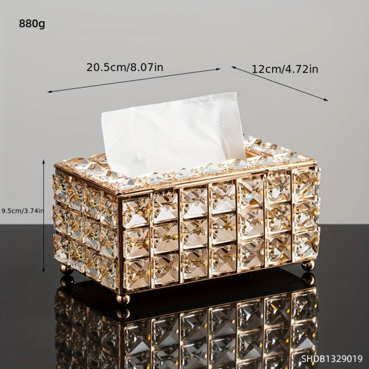 1pc caixa de tecido luxuosa, suporte de tecido de mesa, caixa de tecido, para banheiro sala de estar quarto bancada de vaidade, decoração, banho