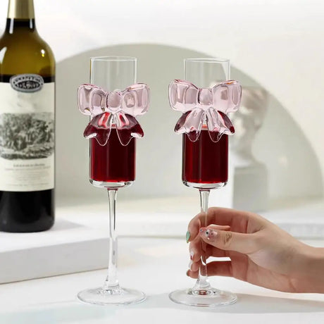 Copo de vinho falso 3d borboleta rosa copos de vinho flautas de champanhe falsas descartáveis vintage mimosa para festas de casamento