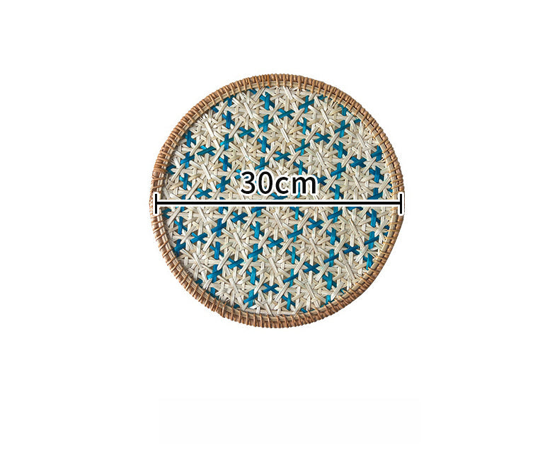 Natural Rattan Woven Placemats – 30cm