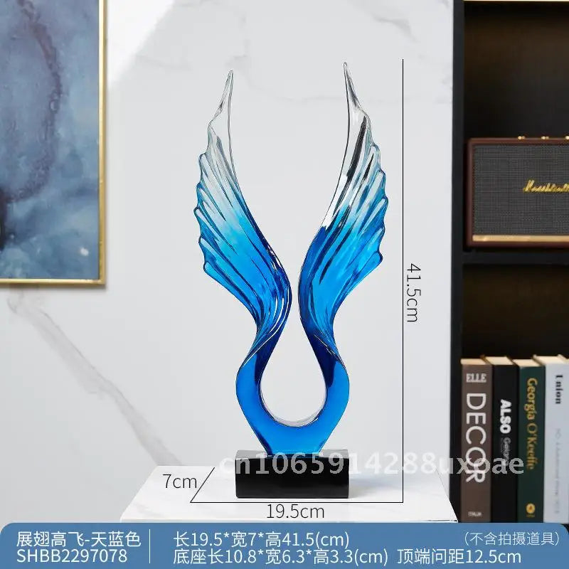 Elegant Transparent Wing Decor
