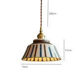 Ronja Hand-Painted Ceramic Pendant Light