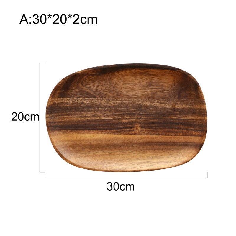 Nordic Natural Wooden Serving Plates