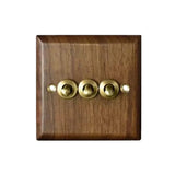 Vintage Brass Toggle Light Switch