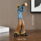 Abstract Musician Resin Statue