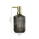 Elegant Glass Soap Dispenser 400ml
