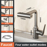 Sleek Waterfall Bathroom Faucet