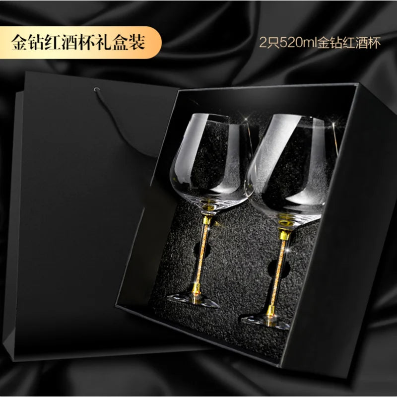 Elegant Crystal Wine Set