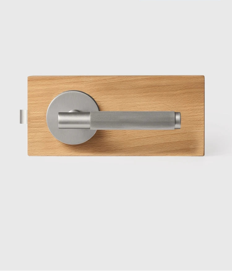Nurlin conjunto de fechadura de nível de maçaneta de porta linear de latão americano, passagem de encaixe, manequim de privacidade, bronze fosco, preto e dourado