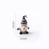 Charming Glass Santa Ornaments