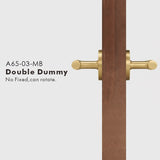 Elegant Brass Door Handle Set