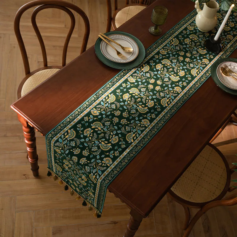 Vintage Floral Table Runner