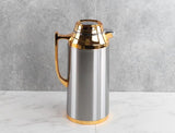 1.0 l/1.3 l/1.6 l/1.9 qualidade elevada venda quente personalizado dubai arábia saudita ouro quente vácuo árabe pote thermos fabricante