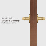 Elegant Bronze Door Handle Set