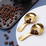 Colheres De Açúcar De Aço Inoxidável De Ouro, Conjunto De Colher De Sal Pequeno, Colher De Café De Chá, Acessórios De Cozinha, Mini Colheres Para Frasco, 5Pcs