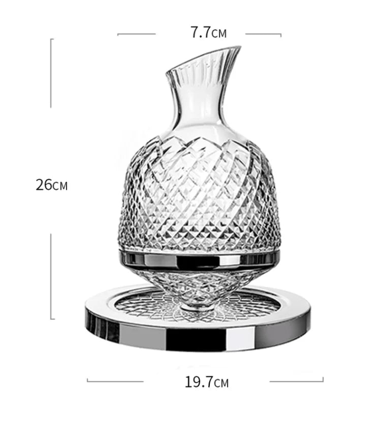 Elegant Crystal Wine Set