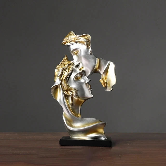 Elegant Lovers Resin Sculpture