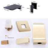 Kelsey Wall-Mounted Waterfall Basin Tap