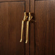 Puxador de bronze nórdico moderno simples guarda-roupa porta gaveta luxo humanóide armário cobre criativo alça longa puxadores gaveta