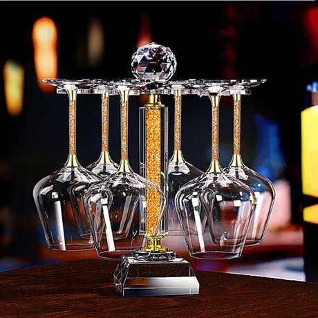 Cristal de diamante, conjunto de vidro de vinho, decantador de vinho, copo de cocktail, copos de vidro, acessórios de vinho, copos de champanhe, barra de casa, presente de casamento
