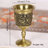 Vintage Bronze Shot Glass