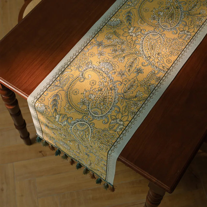 Vintage Floral Table Runner