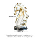 97QC Horse Wine Rack Resina Animal estátua Vinho Botther Display Streting para festa casamento casa Decoração