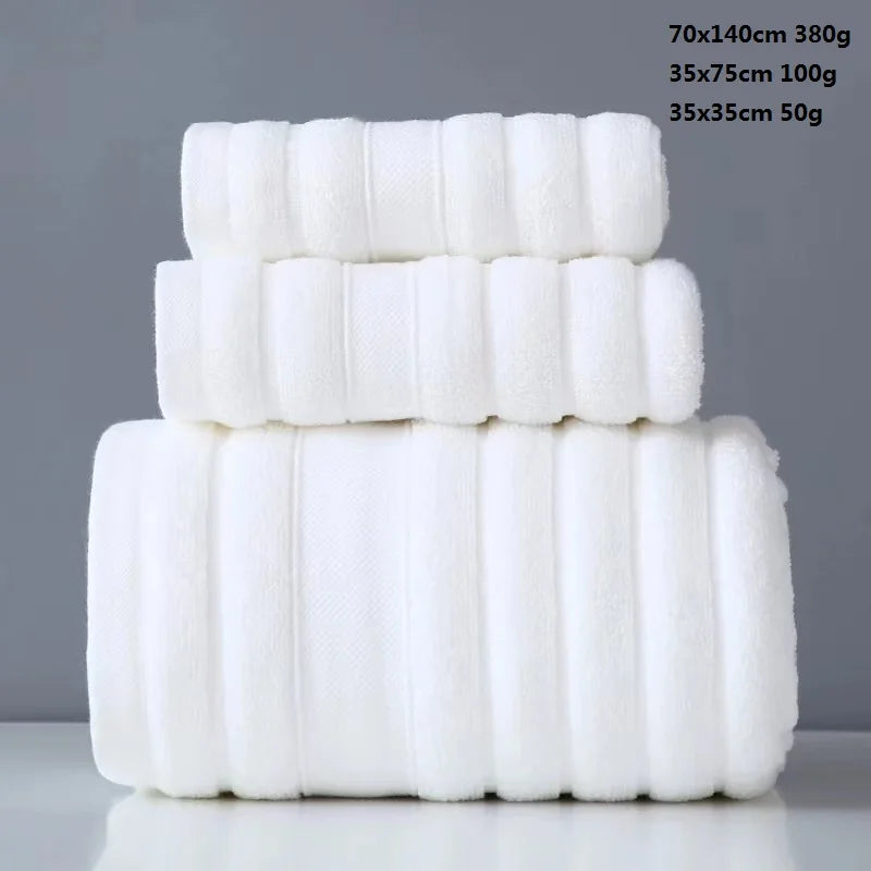 Luxurious Cotton Towel Set - 3 Piece