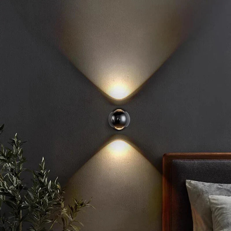 Modern Brass LED Wall Light