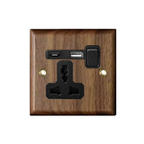 Vintage Brass Toggle Light Switch